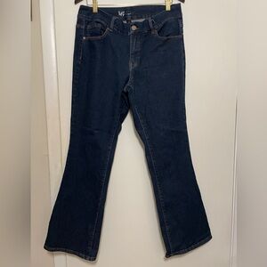 DG2 trifit infinity stretch bootcut blue jeans 14-16-18 dark wash denim trousers